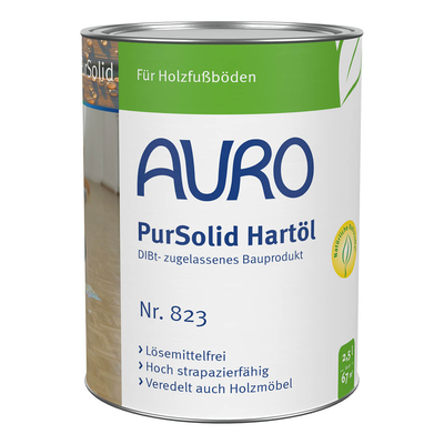 AURO PurSolid Hartöl (DIBt-zugel. Bauprodukt) - Nr. 823 - 2,5 Liter