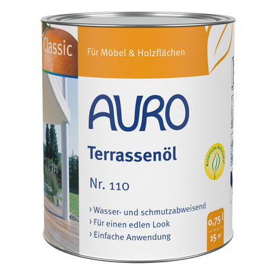 AURO Terrassenöl, Teak - Nr. 110-81 - 750 ml