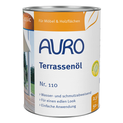 AURO Terrassenöl, Lärche - Nr. 110-89 - 2,5 Liter