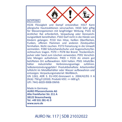 AURO Spezialgrundierung Nr. 117 - 375 ml