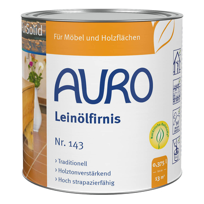 AURO Leinölfirnis - Nr. 143 - 0,375 Liter