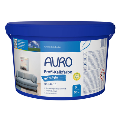 AURO Profi-Kalkfarbe extra fein Nr. 344-16 - 5 Liter