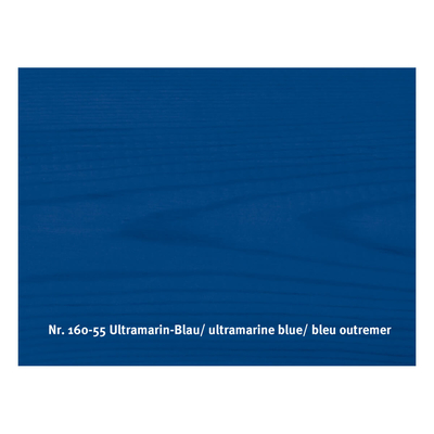 AURO Holzlasur Aqua Nr. 160-55 Ultramarin-Blau - 750 ml