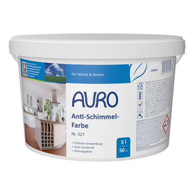 AURO Anti-Schimmel-Farbe - Nr. 327 - 5 Liter