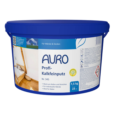 AURO Profi-Kalkfeinputz - Nr. 345 - 7,5 Kg