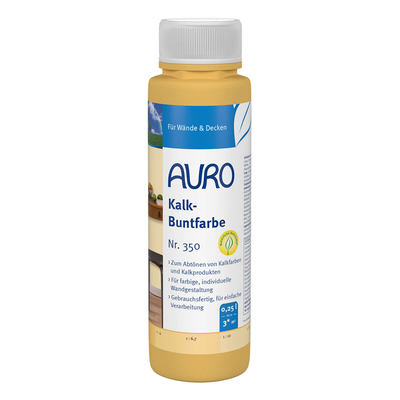 AURO Kalk-Buntfarbe Nr. 350-05 Gelb - 250 ml