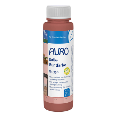 AURO Kalk-Buntfarbe, Terracotta - Nr. 350-35 - 250 ml