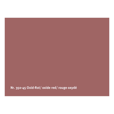 AURO Kalk-Buntfarbe, Oxid-Rot - Nr. 350-45 - 0,25 Liter