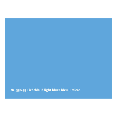 AURO Kalk-Buntfarbe, Lichtblau - Nr. 350-55 - 0,25 Liter