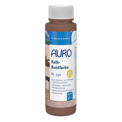 AURO Kalk-Buntfarbe Nr. 350-85 Braun - 250 ml