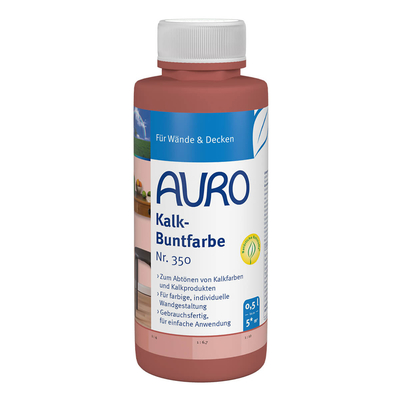 AURO Kalk-Buntfarbe, Terracotta - Nr. 350-35 - 500 ml