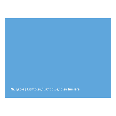 AURO Kalk-Buntfarbe, Lichtblau - Nr. 350-55 - 500 ml