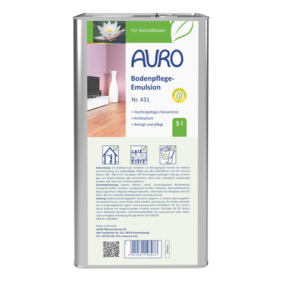 AURO Bodenpflege-Emulsion - Nr. 431 - 5 Liter