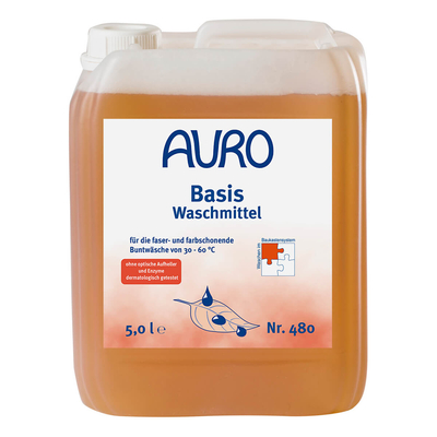 AURO Basis-Waschmittel flüssig - Nr. 480 - 5 Liter