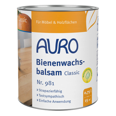 AURO Bienenwachsbalsam - Nr. 981 - 0,75 Liter