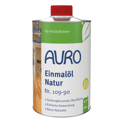 AURO Einmalöl-Natur - Nr. 109-90 - weiß pigmentiert - 1 l