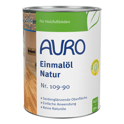 AURO Einmalöl-Natur - Nr. 109-90 - weiß pigmentiert - 2,5 Liter