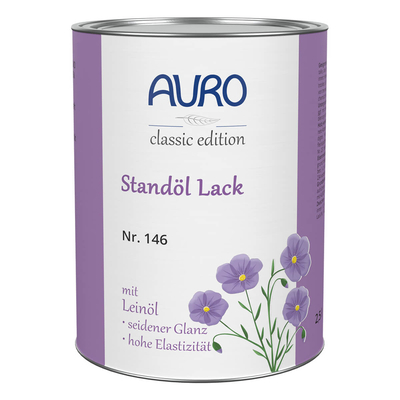 AURO Standöl-Lack - Nr. 146-74 Grau - 2,5 Liter