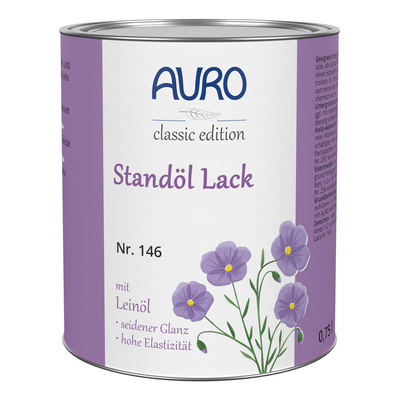 AURO Standöl-Lack - Nr. 146-90 Weiß - 0,75 Liter