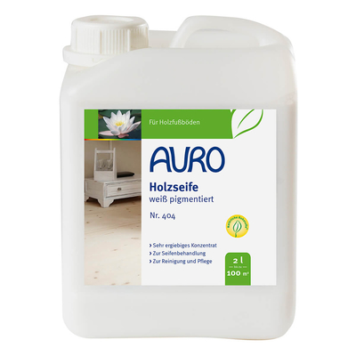 AURO Holzseife-Weiß pigmentiert - Nr. 404 - 2 Liter